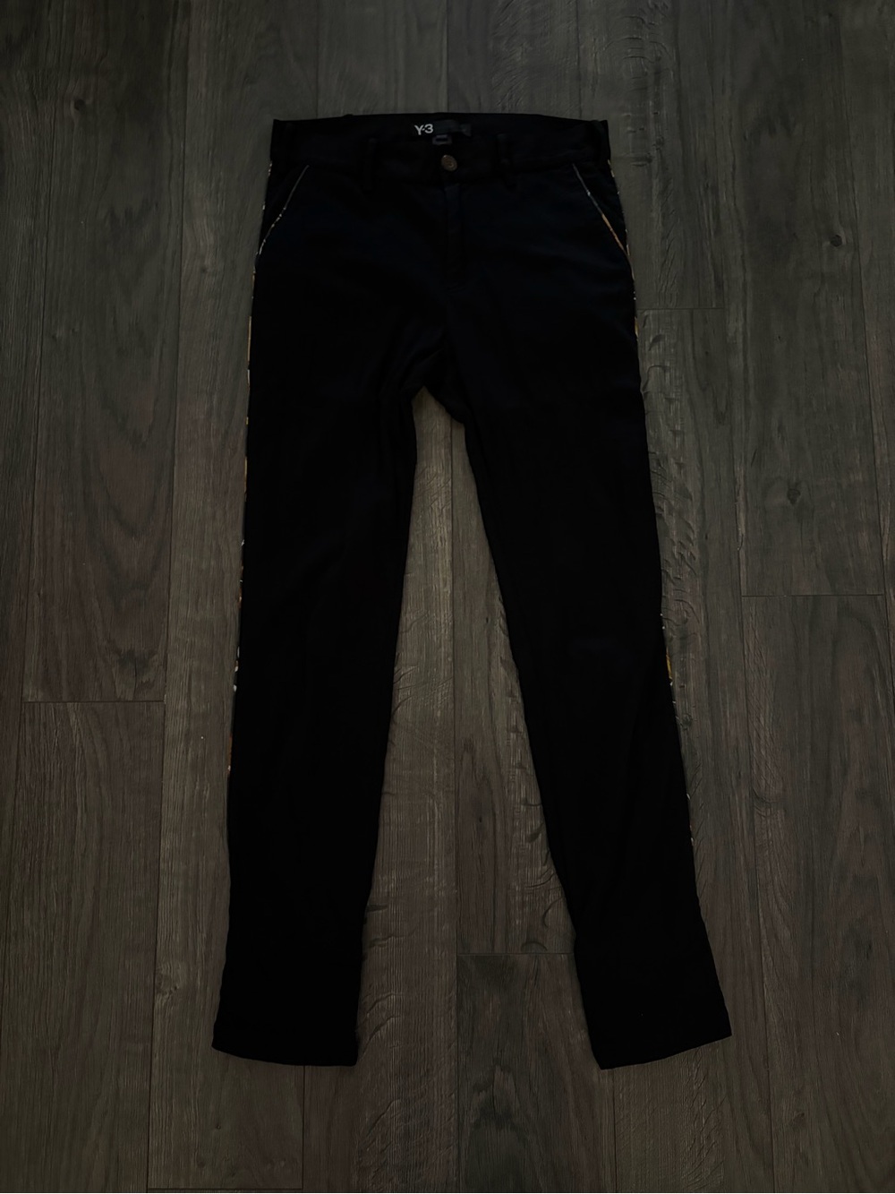 Y-3 Men's Black Slim Fit Pants